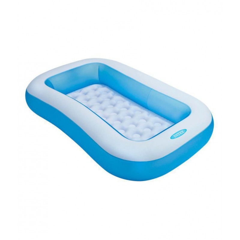 Fastdeal big size Inflatable Rectangular Pool for kids ( Multi Color )