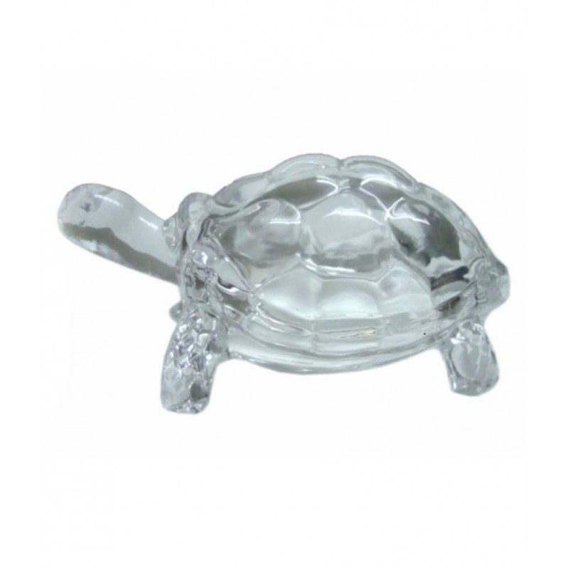 Feng Shui Crystal Tortoise [Size 4.5 Inches] - For Wish Fulfillment, Good Luck, Long Life and Prosperity
