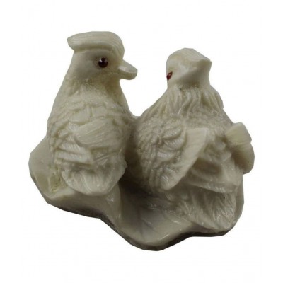 Fengshui White Mandarin Ducks Pair - For Increasing Love and Emotions