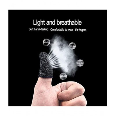 Finger Sleeve 7 PAIR (14 PCS ) SLEEVE Mobile Screen Game Controller Sweat proof Gloves Anti-Slip Thumb Sleeve, Sweat-Proof Professional Touch Screen Thumbs Finger Sleeve for Mobile GAMING