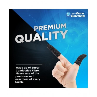 Finger Sleeves For Gaming Pubg, Free Fire, Anti Sweat, Breathable