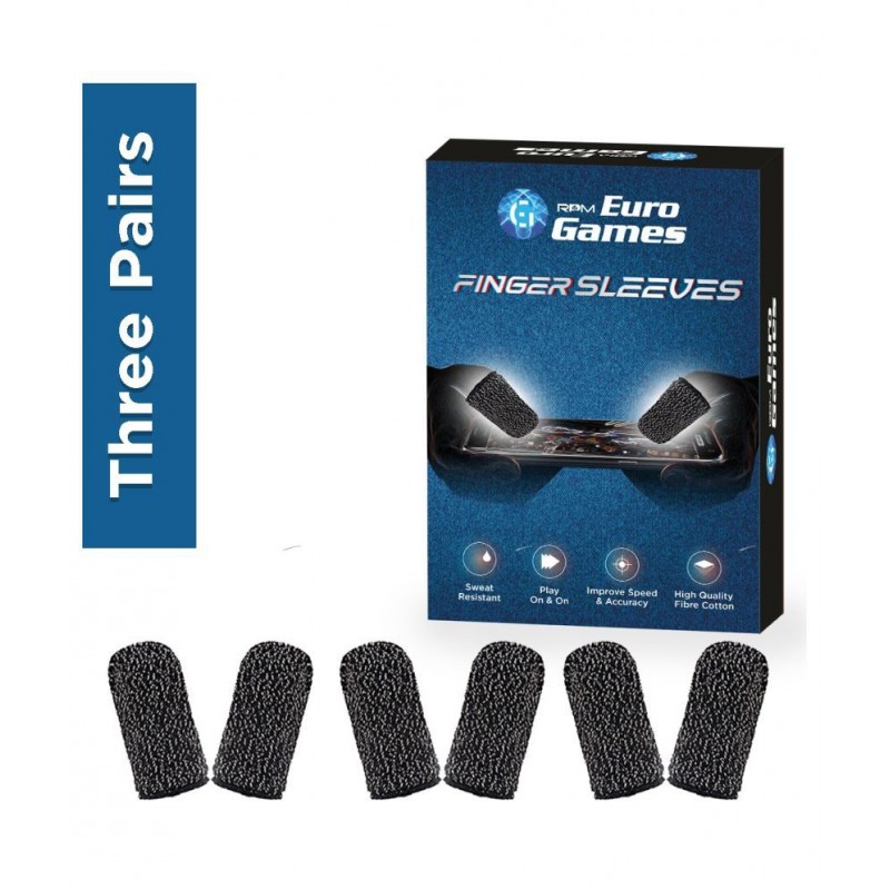 Finger Sleeves For Gaming Pubg, Free Fire, Anti Sweat, Breathable