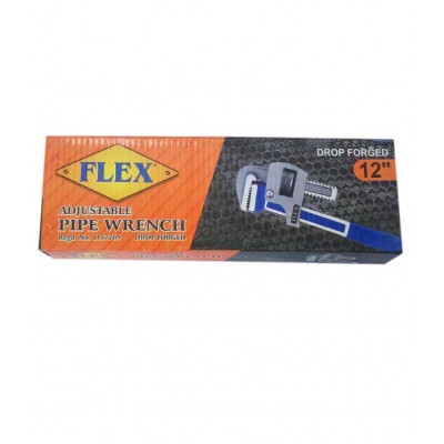 Flex Silver & Orange Iron 1157769 Pipe Wrench