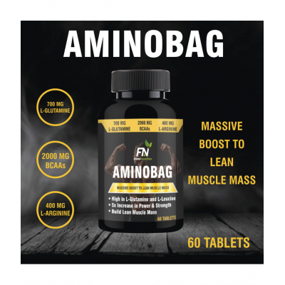 Floral Nutrition Aminobag Muscle Gainer  BCAA,Glutamine,L-Arginine 1 gm Mass Gainer Tablets