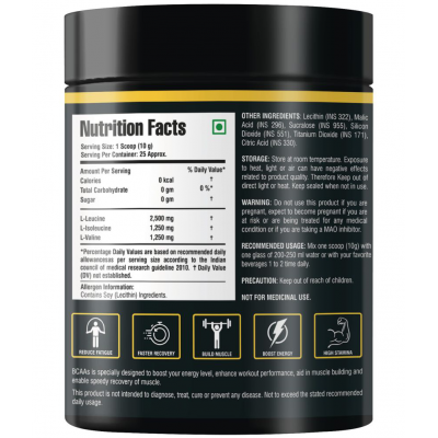 Floral Nutrition BCAA Protein Supplement-Muscle Growth (Green tea) 250 gm