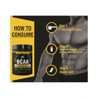 Floral Nutrition BCAA Protein Supplement-Muscle Growth (Pink Guava) 250 gm