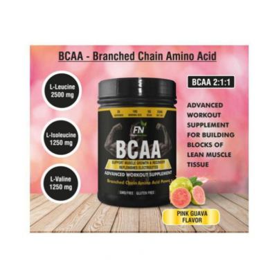 Floral Nutrition BCAA Protein Supplement-Muscle Growth (Pink Guava) 250 gm
