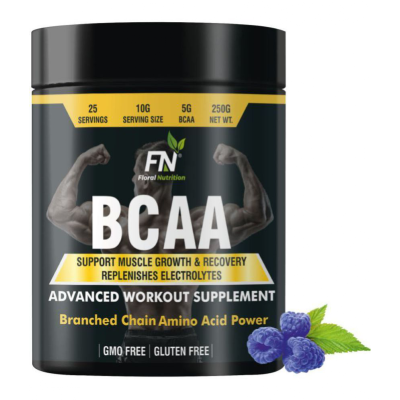 Floral Nutrition BCAA Protein Supplement of Muscle Growth/ Recovery 250 gm