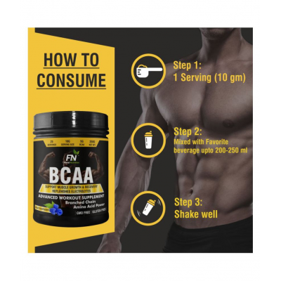 Floral Nutrition BCAA Protein Supplement of Muscle Growth/ Recovery 250 gm