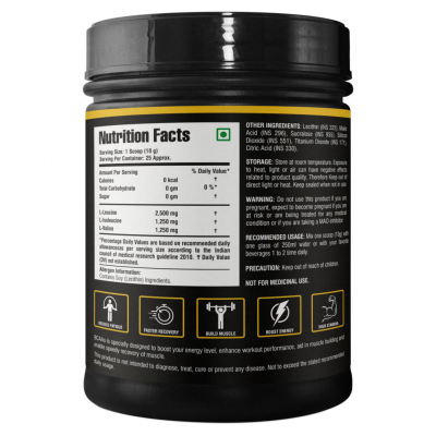 Floral Nutrition BCAAGA Protein Supplement of Muscle Growth 250 gm