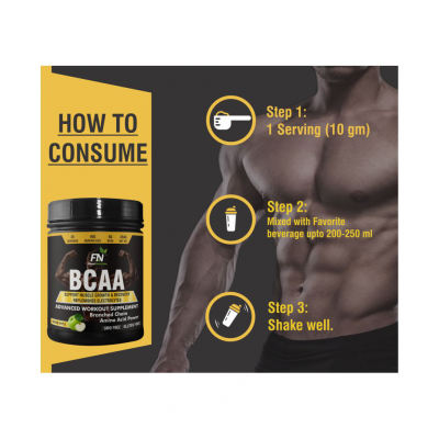 Floral Nutrition BCAAGA Protein Supplement of Muscle Growth 250 gm
