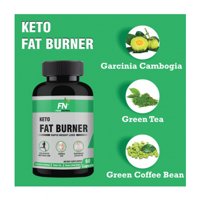 Floral Nutrition Keto Fat Burner Garcinia, Green Tea, Green Coffee 1 no.s Fat Burner Capsule