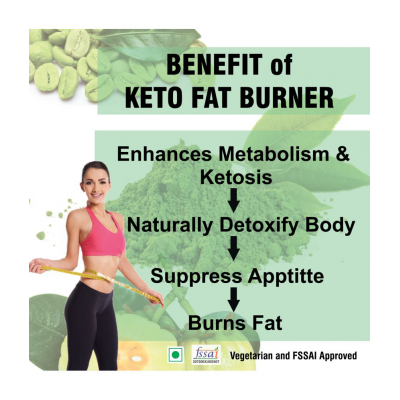 Floral Nutrition Keto Fat Burner Garcinia, Green Tea, Green Coffee 1 no.s Fat Burner Capsule