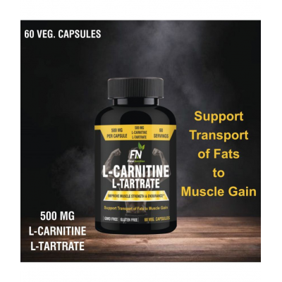 Floral Nutrition L-Carmitine L-Tartrate Supplement-fat loss capsule 60 no.s Unflavoured