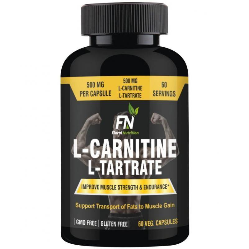 Floral Nutrition L-Carmitine L-Tartrate Supplement-fat loss capsule 60 no.s Unflavoured