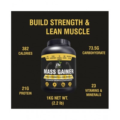 Floral Nutrition Mass Gainer for Lean Muscle Mass Workout 1 kg Mass Gainer Powder