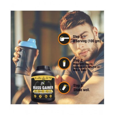 Floral Nutrition Mass Gainer for Lean Muscle Mass Workout 1 kg Mass Gainer Powder