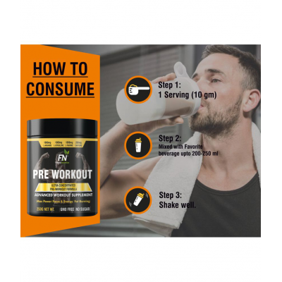 Floral Nutrition Pre Workout Amino Acid Energy Drink 250 gm