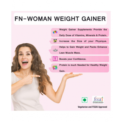 Floral Nutrition Women Super Weight Gainer with Vitamins & Minerals Protein Shake 500 gm Chocolate