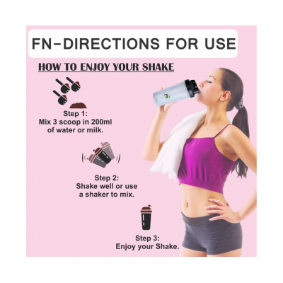 Floral Nutrition Women Super Weight Gainer with Vitamins & Minerals Protein Shake 500 gm Chocolate