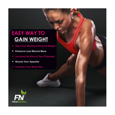 Floral Nutrition Women Super Weight Gainer with Vitamins & Minerals Protein Shake Coffee 500 gm Chocochino