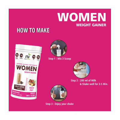 Floral Nutrition Women Super Weight Gainer with Vitamins & Minerals Protein Shake Coffee 500 gm Chocochino