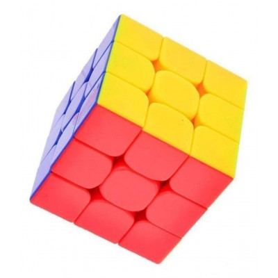 Fratelli Speed Rubik's Cube | 3x3x3 High Speed Magic Cube | High Stability, Stickerless, Amazing Stress Reliever Educational Cube Puzzle Game for Kids, Multicolor (1 Piece)