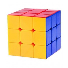 Fratelli Speed Rubik's Cube | 3x3x3 High Speed Magic Cube | High Stability, Stickerless, Amazing Stress Reliever Educational Cube Puzzle Game for Kids, Multicolor (1 Piece)