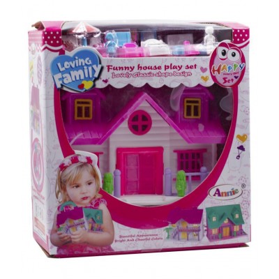 Funny Doll House Play Set for Kids | 100% Non-Toxic BPA Free Plastic| Lovely Classic Shape & Design
