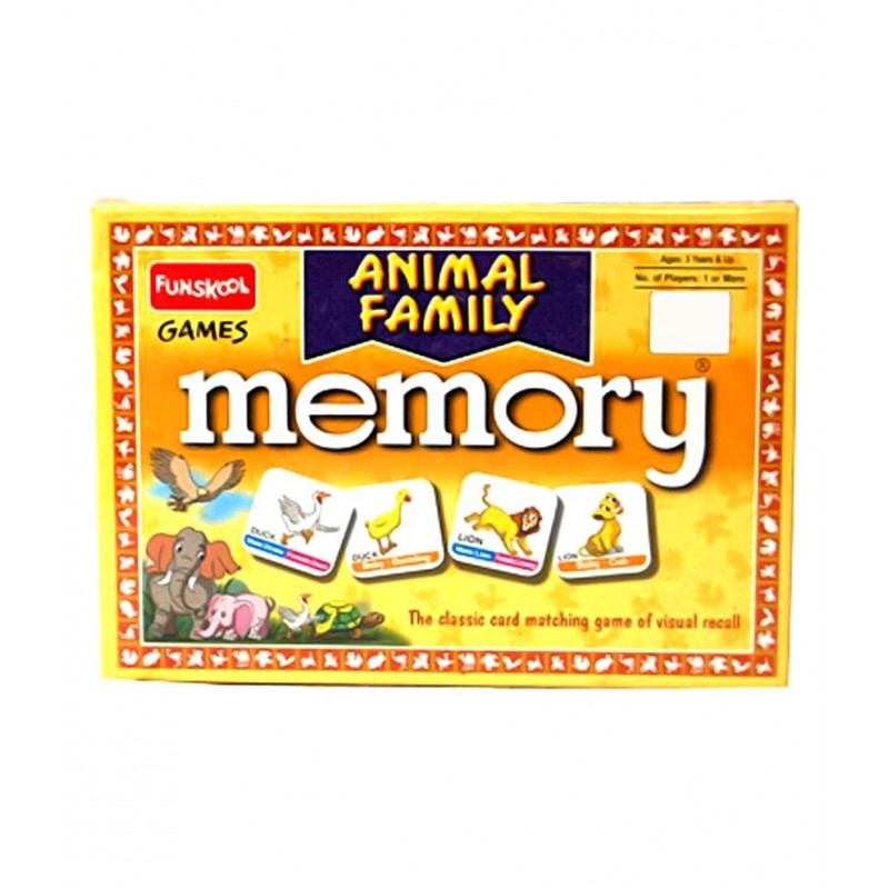 Funskool Memory Animal Puzzles Family
