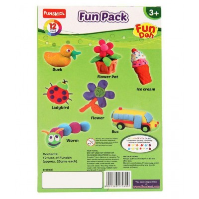 Funskool Multicolour Fun Doh Fun Pack