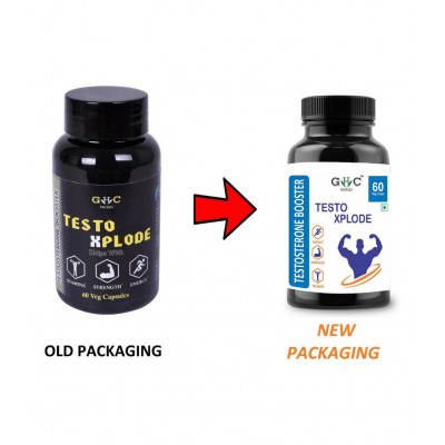 GHC Herbals Testo Xplode Natural Testosterone Booster Veg Capsule 60 no.s