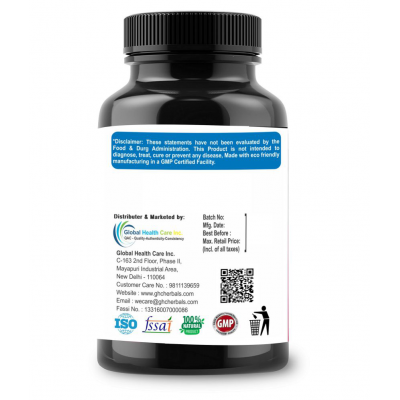 GHC Herbals Testo Xplode Natural Testosterone Booster Veg Capsule 60 no.s