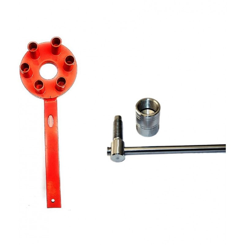 GIZMO 6Pin Clutch Holder Tool With Magnet Puller Use For Royal Enfield Classic 350 Bullet Models Made on CNC Machine Hardened and Tempered Steel