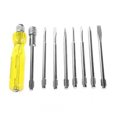 GIZMO 8Pc Screwdriver Set, Steel Hammer 1/2 Inch, Cutting Plier