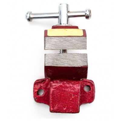 GLOBUS 101 Red Cast Iron Baby Vice - 25 mm Without clamp