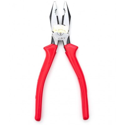 GLOBUS 1477 Hand Tool KIT Pack of 3 PCS (8" PLIER, 1/2 LBS Hammer, 6" Wire Stripper)