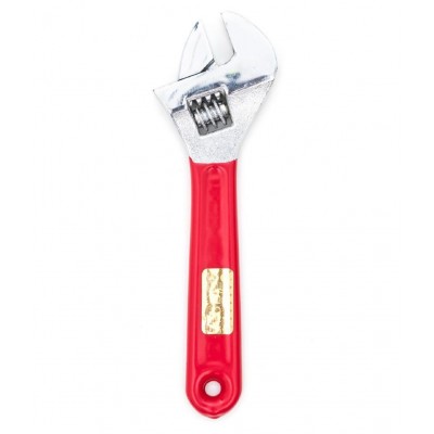 GLOBUS 1609 ADJUSTABLE WRENCH 6" ( 150 MM ) AND  10 " (250 MM)  CHROME FINISH IN PVC DIP