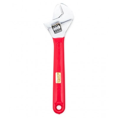 GLOBUS 1609 ADJUSTABLE WRENCH 6" ( 150 MM ) AND  10 " (250 MM)  CHROME FINISH IN PVC DIP