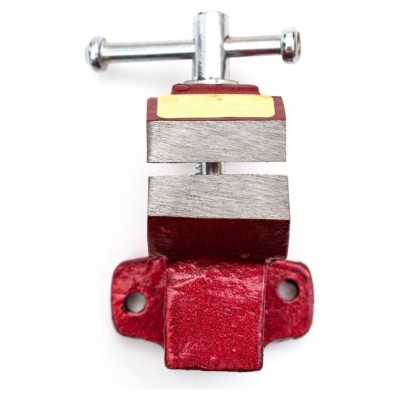 GLOBUS 601 Red Cast Iron Baby Vice - 25 mm Without clamp