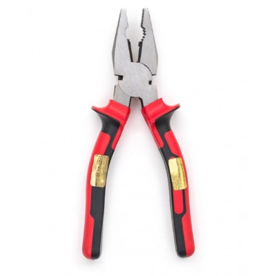 GLOBUS HAND TOOL SET/2 PCS ( WATER PUMP PLIER 10" ( 250 MM ) AND COMBINATION PLIER 8" ( 200 MM ), RED AND BLACK)