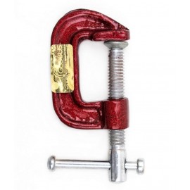 GLOBUS HEAVY DUTY C CLAMP 1" ( 25 MM ) IN RED METALLIC COLOUR FINISH SINGLE PC.