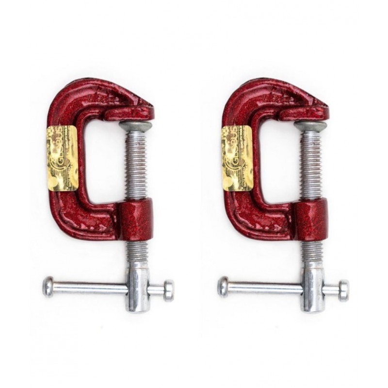 GLOBUS HEAVY DUTY C OR G CLAMP 1"(25 MM) SET/2 PCS.