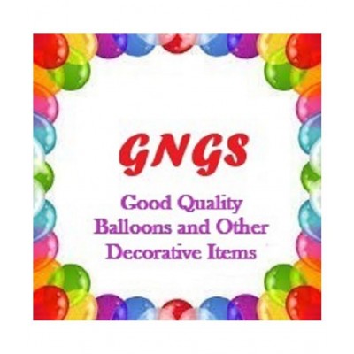 GNGS Birthday / Anniversary Party Decoration Balloons (Blue, Silver, Pack of 50)