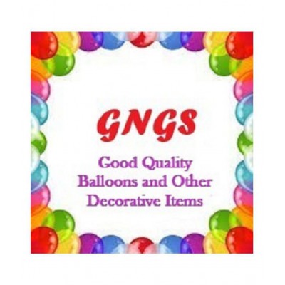 GNGS Happy Birthday Silver 13 Foil Letters + 50 Party Decoration Balloons (Pink, Red & White)