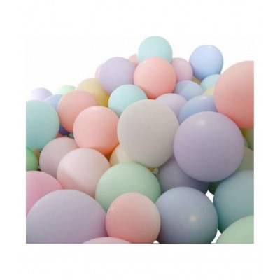 GNGS Pack of 100 Pastel / Candy Colour Balloons for Decorations