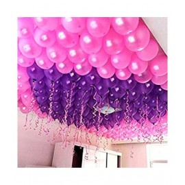 GNGS Pack of 100 (Pink & Purple) Party Balloons for Decorations