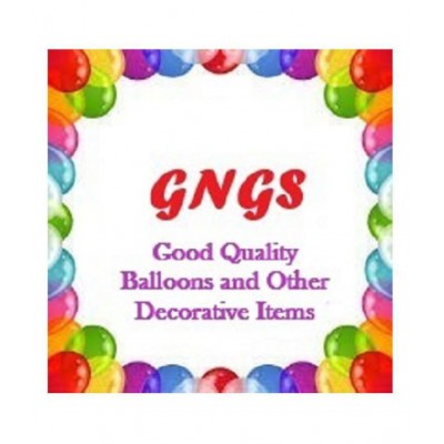 GNGS Pack of 50 Party Decoration Balloons (Orange, Black)