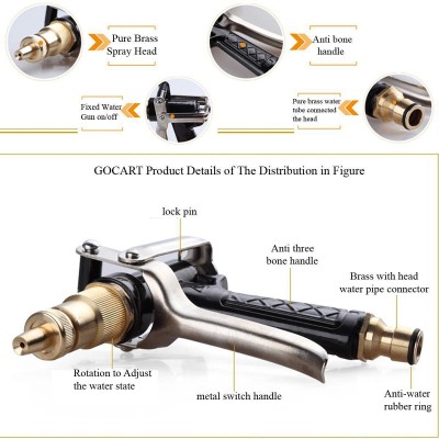 GOCART High Pressure Water Spray Gun For Gardening and Car Washing