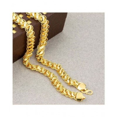 GOLD PLATED LOTUS CHAIN